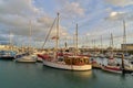 Historic boat Starbuck in Ramsgate Royal Harbor