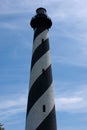 Historic Bodie Island Lighthouse at Cape Hatteras National Seashore on the Outer Banks of North Carolina. Royalty Free Stock Photo