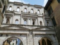 The historic Borsari gate in Verona in Italy