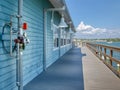 Historic Bradenton Beach pier on Anna Maria Island, Florida Royalty Free Stock Photo