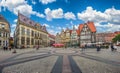 Historic Bremen Market Square in the Hanseatic City Bremen, Germany Royalty Free Stock Photo