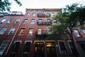 Historic brick buildings in Beacon Hill, Boston, Massachusetts. Royalty Free Stock Photo