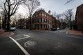 Historic Brick Buildings in Society Hill in Philadelphia, Pennsylvania Royalty Free Stock Photo