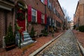 Historic Brick Buildings in Society Hill in Philadelphia, Pennsylvania Royalty Free Stock Photo