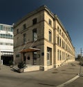 `Gleis 9` historic building at Oerlikon