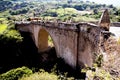 bridge of the colonial era of the year 1654, the construction was started by order of Viceroy Salvatierra made of lime
