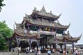 Historic Bridge in Dujiangyan, Sichuan, China Royalty Free Stock Photo