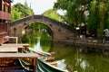 Historic Bridge over Grand Canal, Zhouzhuang, Kunshan, Suzhou, Jiangsu, China