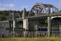 Historic bridge over Siuslaw River Florence Oregon