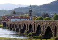 Historic bridge of Ponte de Lima Royalty Free Stock Photo