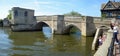 The historic bridge at St Ives Cambridgeshire Royalty Free Stock Photo