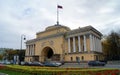 Historic building of the Admiralty, Headquarters of the Russian Navy, eastern wing, St. Petersburg, Russia