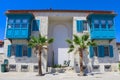 Historic building in Alacati, Izmir, Turkey Royalty Free Stock Photo