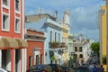 Historic building in Old San Juan, Puerto Rico Royalty Free Stock Photo