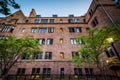 Historic building on the campus of Yale University, in New Haven Royalty Free Stock Photo