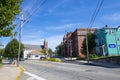 Woonsocket historic downtown, Rhode Island, USA