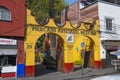 Historic building in center of Coyoacan, Mexico City