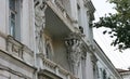 Historic building in the city centre of Sevastopol, Crimea. Picturesque building Royalty Free Stock Photo