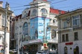 Historic building in the city centre of Sevastopol, Crimea. Picturesque building Royalty Free Stock Photo