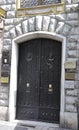 Historic Building door on Downtown of Nice France