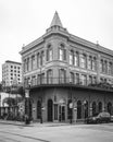 Historic building in downtown Galveston, Texas Royalty Free Stock Photo