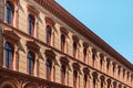 Historic building  facade,  historical exterior of the Postfuhramt, Berlin Royalty Free Stock Photo