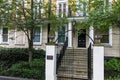 Historic Building Fitzclarence house in English style on Holland park avenue , Westminster. London. Royalty Free Stock Photo