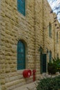 Historic building in The German Colony neighborhood, Jerusalem Royalty Free Stock Photo