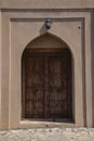 old door in ibri castle Royalty Free Stock Photo