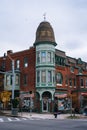 Historic building at the intersection of 25th & Charles Street in Charles Village, Baltimore, Maryland