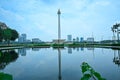 Historic building of the Jakarta national park (monas), Indonesia