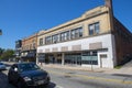 Woonsocket historic downtown, Rhode Island, USA