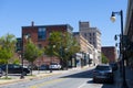 Woonsocket historic downtown, Rhode Island, USA