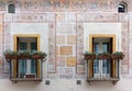 Historic Building in Marostica with Decorated Wall