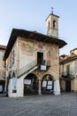 Historic building near Lake Orta, Italy