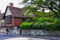 Historic Building near River Avon , Salisbury, Wiltshire, England Royalty Free Stock Photo