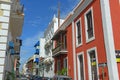 Historic building in Old San Juan, Puerto Rico Royalty Free Stock Photo