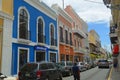 Historic building in Old San Juan, Puerto Rico Royalty Free Stock Photo