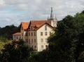 Historic Building And Steeple In Sintra Portugal