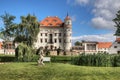 Historic building of Palace Wojanow, Poland