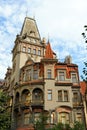 Historic building on Parizska street in Prague, Czech Republic