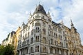 Historic building on Parizska street in Prague, Czech Republic