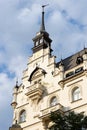 Historic building on Parizska street in Prague, Czech Republic