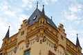 Historic building on Parizska street in Prague, Czech Republic