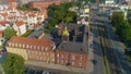 Historic Building Polish Post Office Elblag Poczta Aerial View Poland
