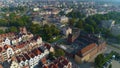 Historic Building Polish Post Office Elblag Poczta Aerial View Poland