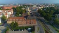 Historic Building Polish Post Office Elblag Poczta Aerial View Poland