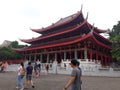 the historic building of Sam Poo Kong in Semarang, Central Java, which is a place of worship and a tourism destination