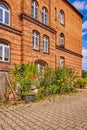 Historic building from the 19th century as part of the former barracks of the Prussian railway regiments