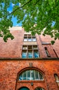 Historic building from the 19th century as part of the former barracks of the Prussian railway regiments